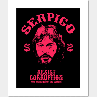 Serpico - Defying Corruption - Vintage Al Pacino T-Shirt Design Posters and Art